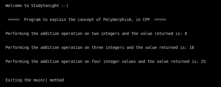 C++ polymorphism