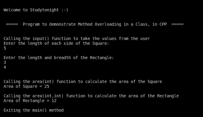 C++ method overloading