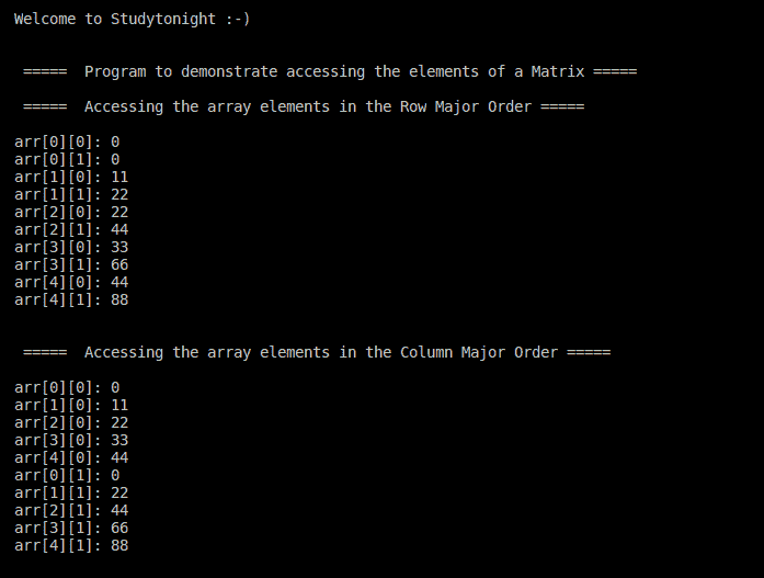 C++ Access array elements
