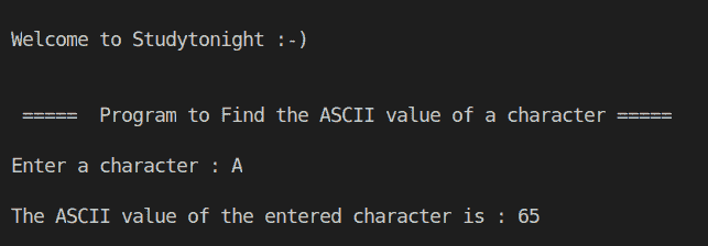 C++ ascii