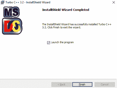 Download and install Turbo C++