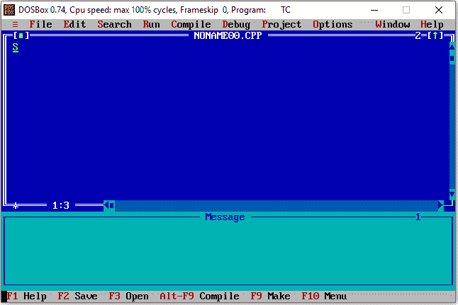 Download and install Turbo C++