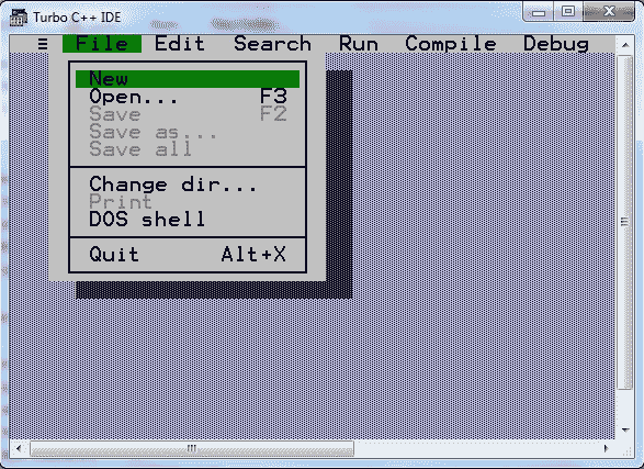 first c program with turbo C