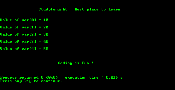 Array of Int Pointer