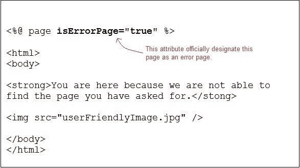 Exception handling in Jsp