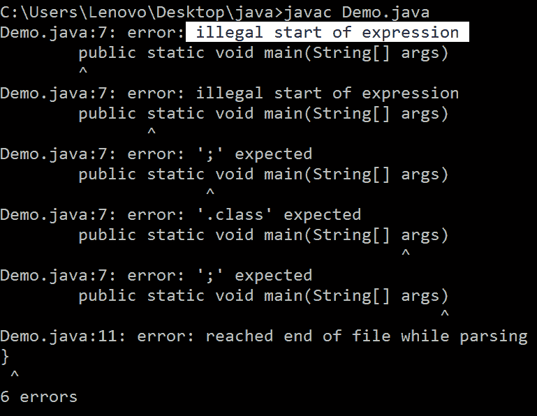 Missing Curly Braces