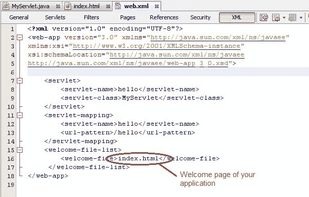 steps to create servlet application in netbeans