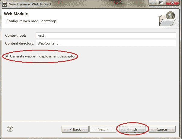 steps to create servlet application in eclipse