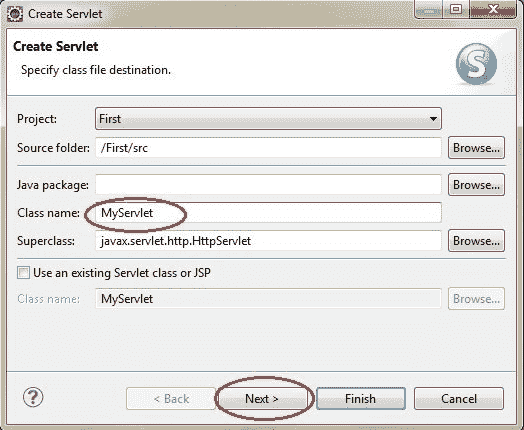 steps to create servlet application in eclipse