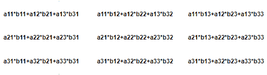 numpy matmul() function example