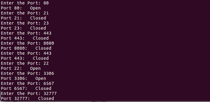 Building a Port Scanner