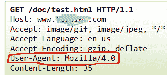 Changing browser's User Agent