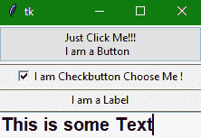 Tkinter PanedWindow widget example
