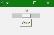 Tkinter scale widget example