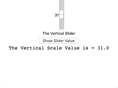 Tkinter vertical scale widget slider example