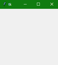 Tkinter Window example