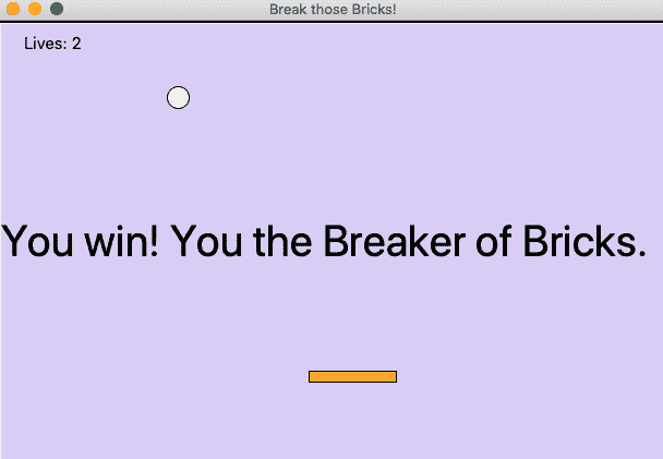 brick breaker game tkinter python