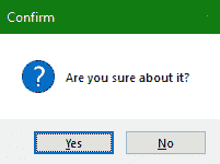Tkinter messagebox module example